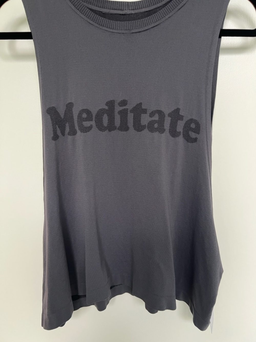 Spiritual gangster women’s black sleeveless tank top - Picture 3 of 4